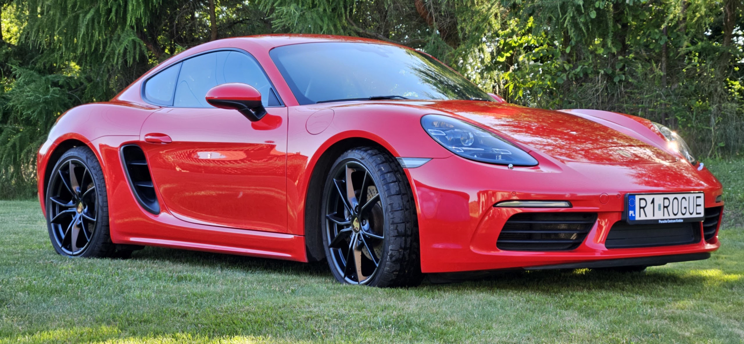 Porsche 718 on a winding road